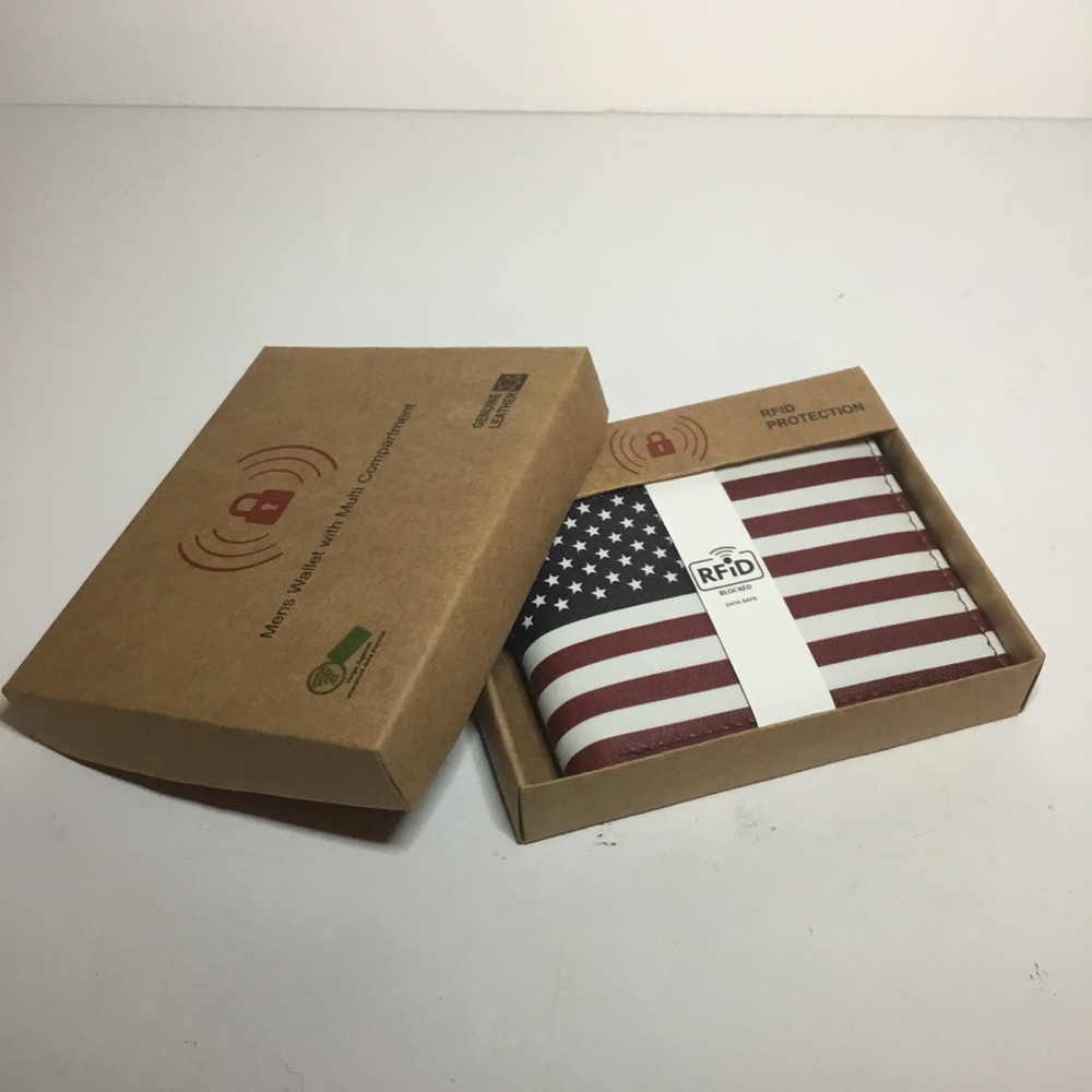 RFID Protection American Flag Wallet